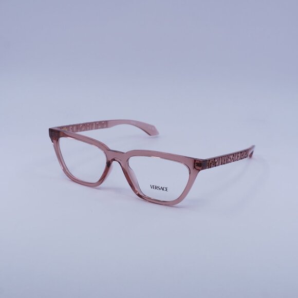 Versace VE3352U 5322 Eyeglasses Peach 53mm Cat Eye Frame - Picture 1 of 10
